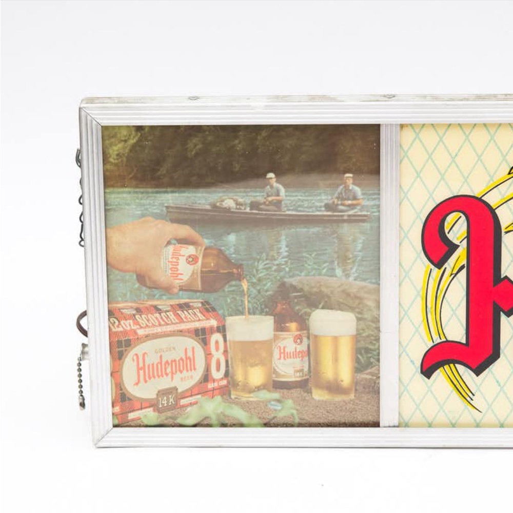 Vintage Hudepohl Beer Sign